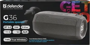 Defender - Portatiivne akustiline süsteem G36