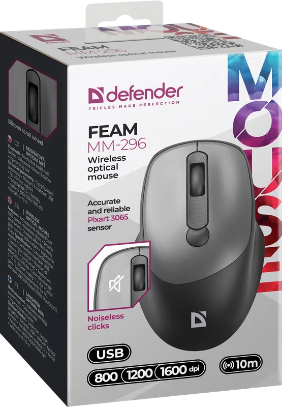 Defender - Optiline juhtmeta hiir Feam MM-296