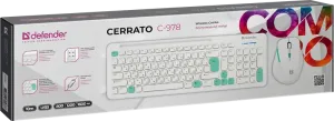 Defender - Juhtmevaba komplekt Cerrato C-978