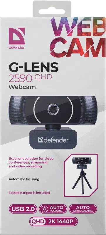 Defender - Veebikaamera G-lens 2590 QHD