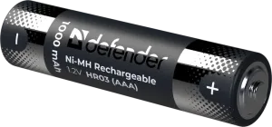 Defender - Rechargeable battery HR03-2BL 1000 mAh