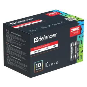 Defender - Rechargeable battery HR6-2BL 2600 mAh