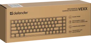 Defender - Mehaaniline klaviatuur Vexx GK-084