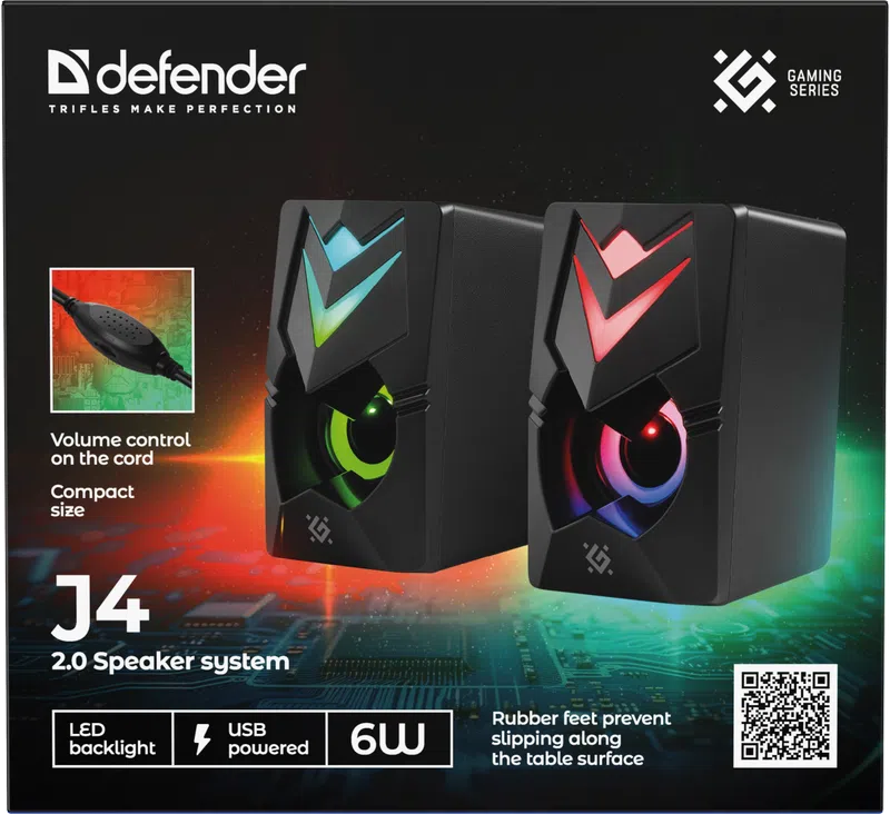 Defender - Akustikaline 2.0 süsteem J4