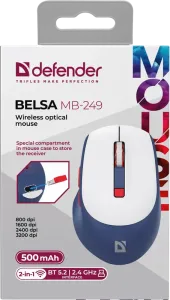 Defender - Optiline juhtmeta hiir Belsa MB-249