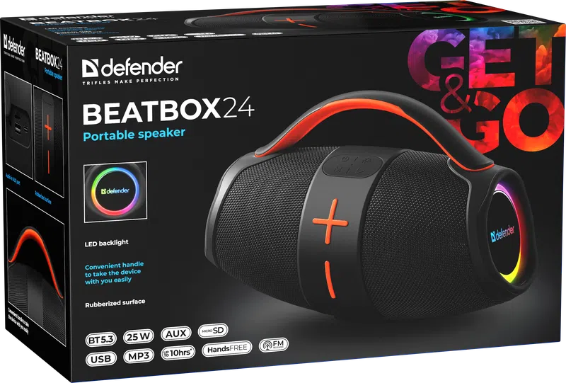 Defender - Portatiivne akustiline süsteem Beatbox 24