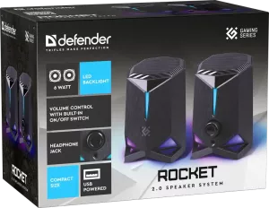 Defender - Akustikaline 2.0 süsteem Rocket