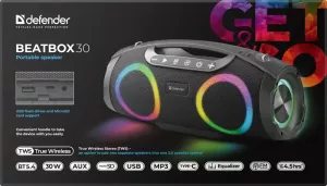 Defender - Portatiivne akustiline süsteem Beatbox 30