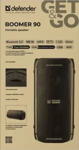 Defender - Portatiivne akustiline süsteem Boomer 90