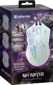 Defender - Juhtmega mänguhiir Sin'Sister GM-933