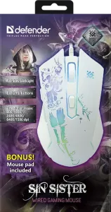 Defender - Juhtmega mänguhiir Sin'Sister GM-933