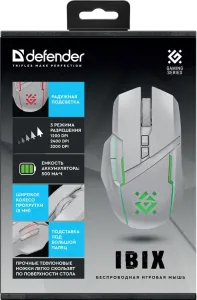 Defender - Juhtmevaba mänguhiir Ibix GM-895