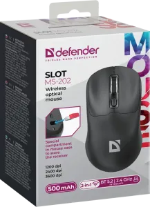 Defender - Optiline juhtmeta hiir Slot MS-202