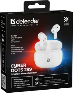 Defender - Juhtmeta kõrvaklappid mikrofoniga CyberDots 299