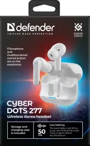 Defender - Juhtmeta kõrvaklappid mikrofoniga CyberDots 277