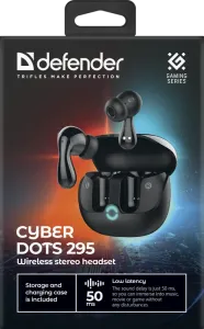 Defender - Juhtmeta kõrvaklappid mikrofoniga CyberDots 295