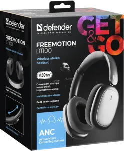 Defender - Juhtmeta kõrvaklappid mikrofoniga FreeMotion В1100