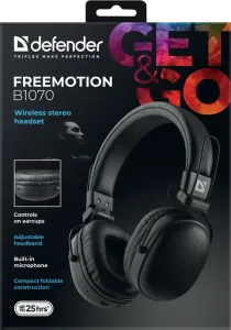 Defender - Juhtmeta kõrvaklappid mikrofoniga FreeMotion В1070