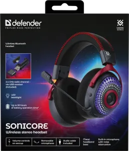 Defender - Juhtmeta kõrvaklappid mikrofoniga Sonicore