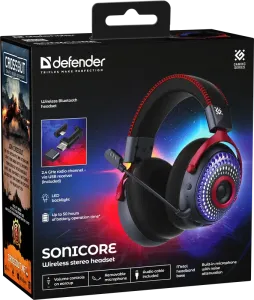 Defender - Juhtmeta kõrvaklappid mikrofoniga Sonicore