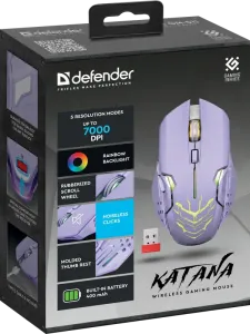 Defender - Juhtmevaba mänguhiir Katana GM-511