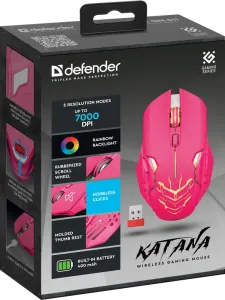 Defender - Juhtmevaba mänguhiir Katana GM-511