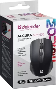Defender - Optiline juhtmeta hiir Accura MM-935