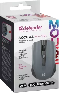 Defender - Optiline juhtmeta hiir Accura MM-935