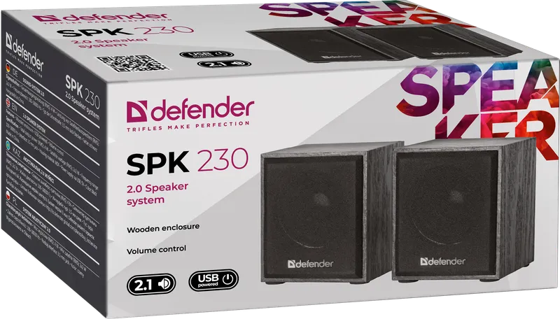 Defender - Akustikaline 2.0 süsteem SPK 230