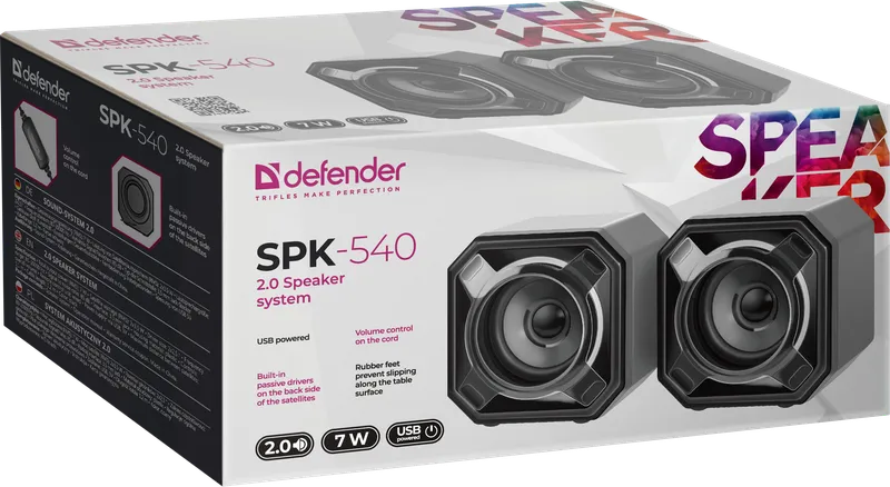 Defender - Akustikaline 2.0 süsteem SPK-540