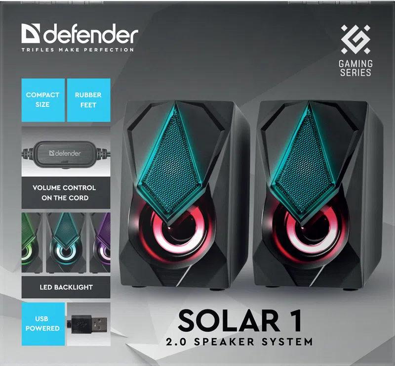 Defender - Akustikaline 2.0 süsteem Solar 2