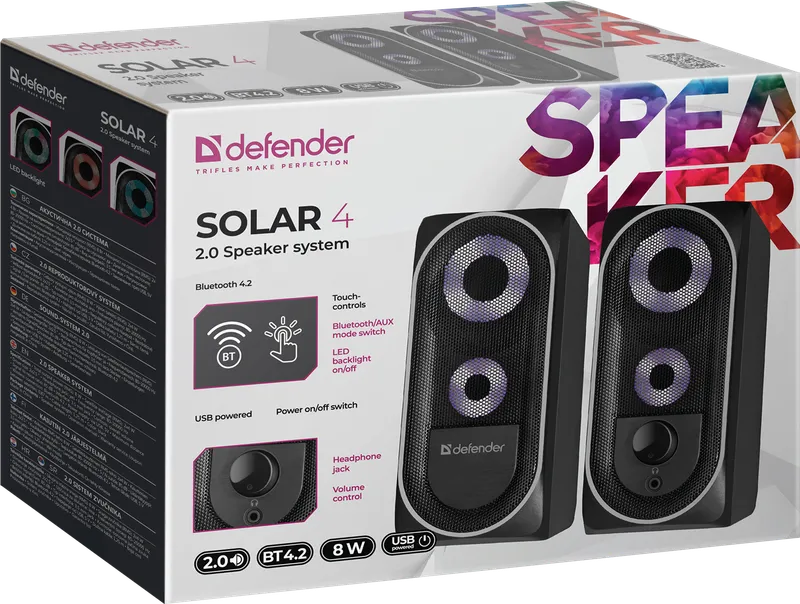 Defender - Akustikaline 2.0 süsteem Solar 4