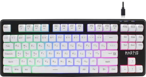 Defender - Juhtmega mänguklaviatuur Harpie GK-401